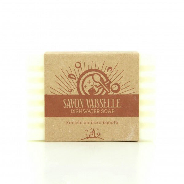 Dish Soap with Bicarbonate 120g - FouFour - Savon de Marseille - Dish Detergent - Eco Natural Products