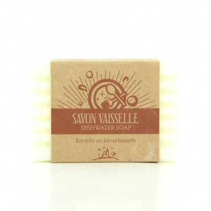 Dish Soap with Bicarbonate 120g - FouFour - Savon de Marseille - Dish Detergent - Eco Natural Products