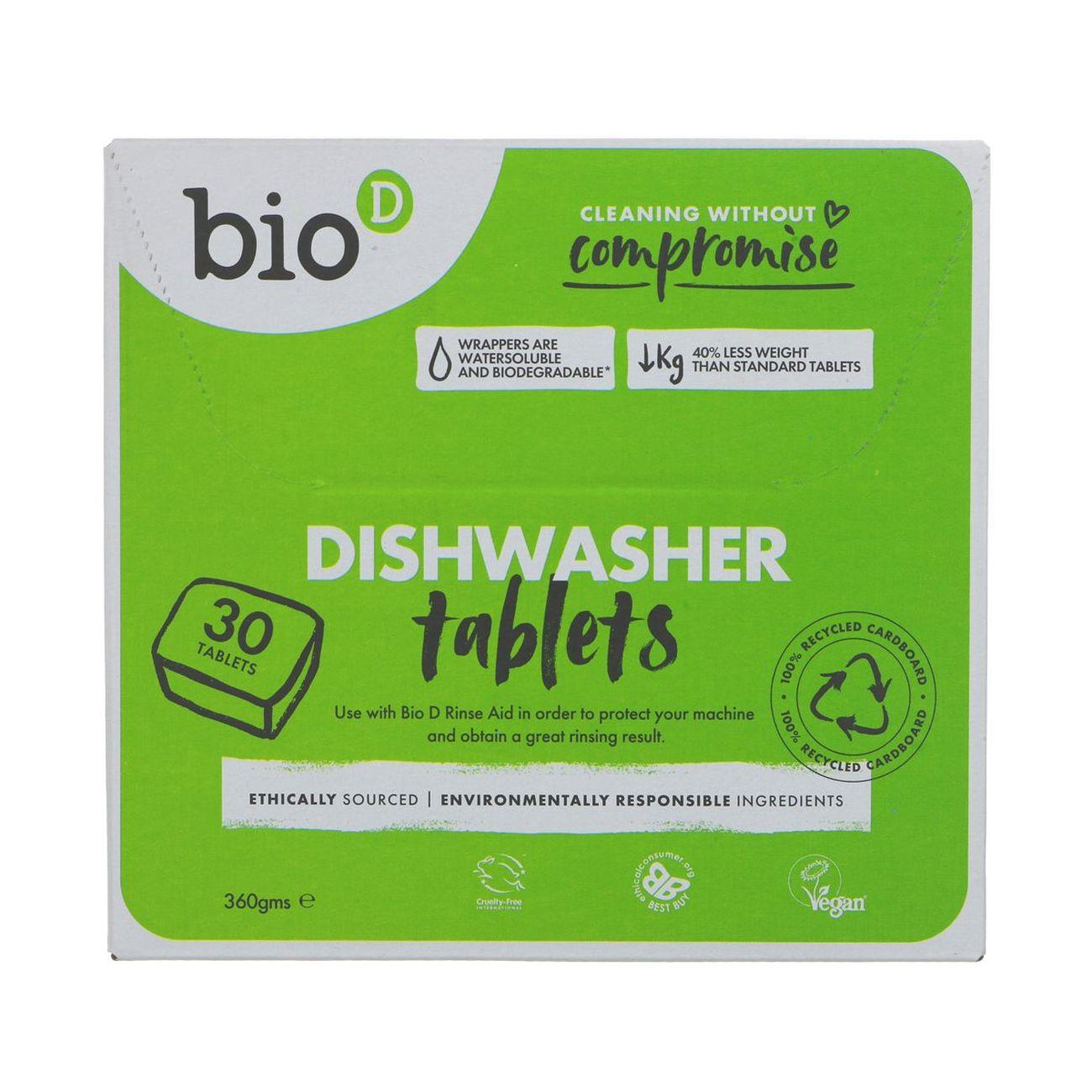 Dishwasher Tablets 30 tabs 360g - Eco Natural Products - Bio - D - 