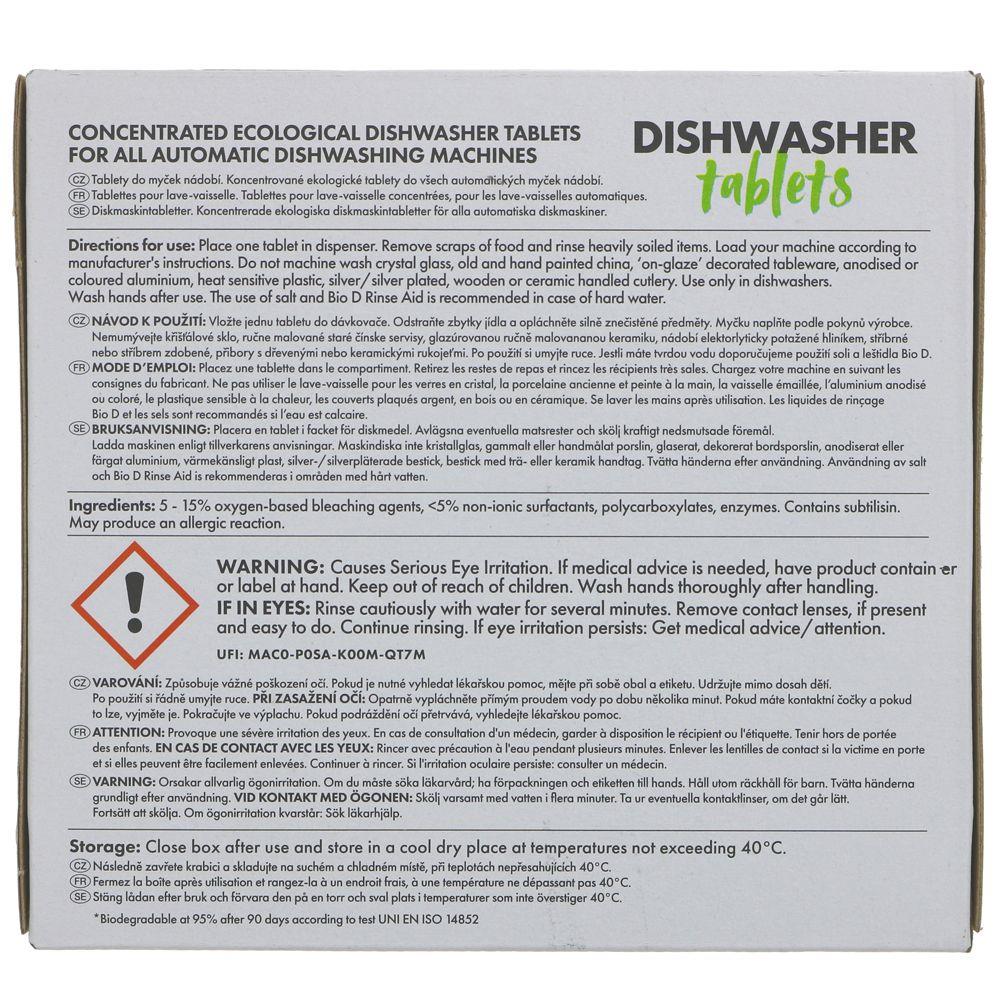 Dishwasher Tablets 30 tabs 360g - Eco Natural Products - Bio - D - 