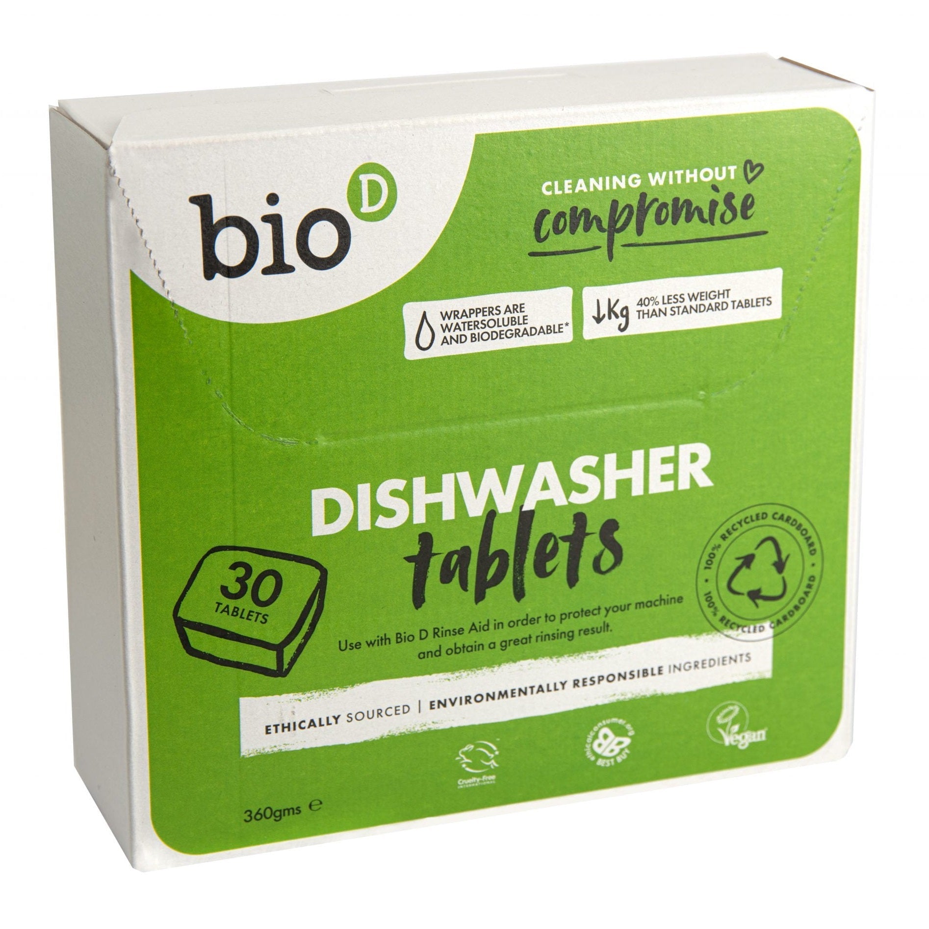 Dishwasher Tablets 30 tabs 360g - Eco Natural Products - Bio - D - 