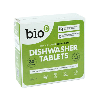 Dishwasher Tablets 30's 360g - Bio - D - Dish Detergent & Soap - Bio - D
