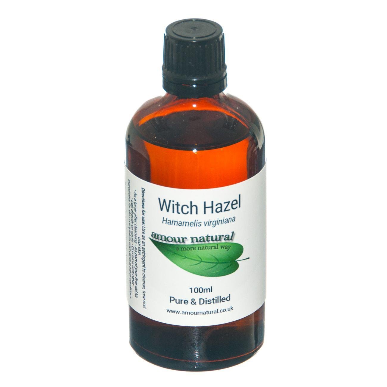 Distilled Witch Hazel 100ml - Eco Natural Products - Amour Natural - Witch Hazel