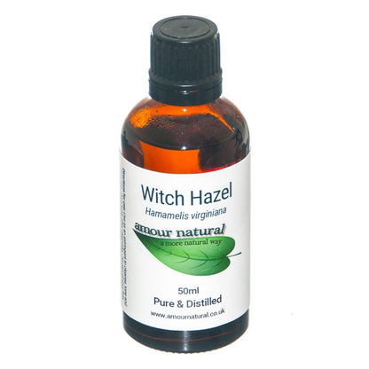 Distilled Witch Hazel 50ml - Amour Natural - Witch Hazel - Eco Natural Products