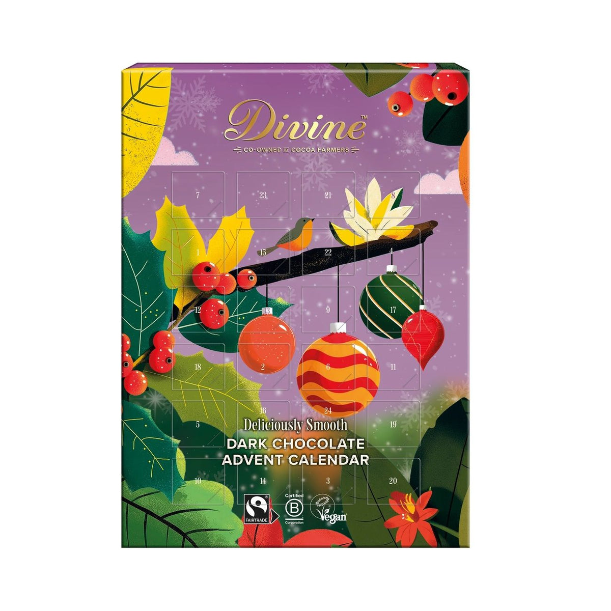 Fairtrade Dark Chocolate Advent Calendar 85g