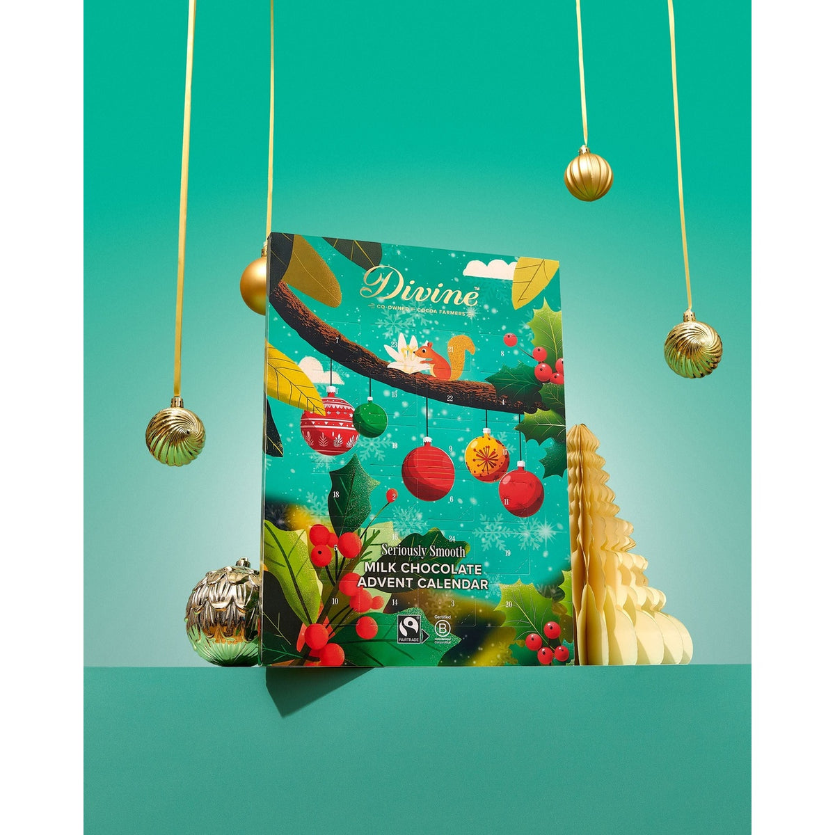 Fairtrade Milk Chocolate Advent Calendar 85g
