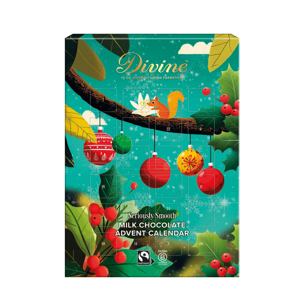 Fairtrade Milk Chocolate Advent Calendar 85g