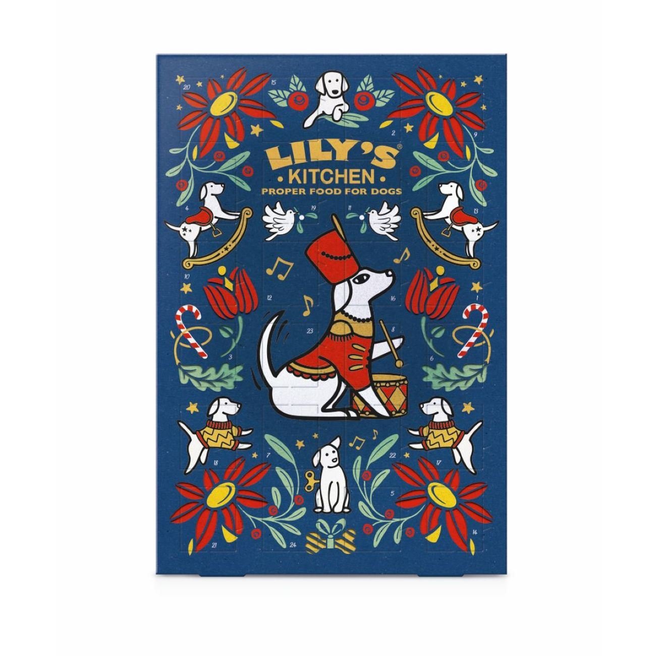 Dog Christmas Advent Calendar 24 Servings - Eco Natural Products - Lilys Kitchen - Advent calendar