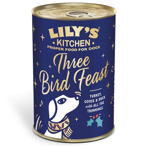 Dog Christmas Three Bird Feast 400g - Eco Natural Products - Lilys Kitchen - Christmas food dog