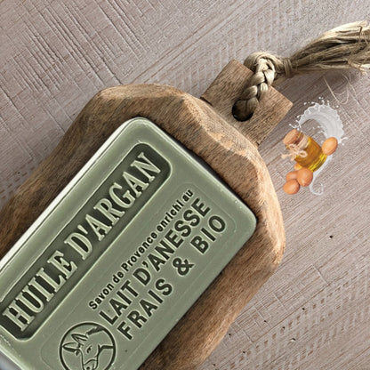 Donkey Milk Soap Argan 100g - FouFour - Savon de Marseille - Soap - Eco Natural Products