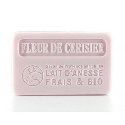 Donkey Milk Soap Cherry Blossom 100g - FouFour - Savon de Marseille - Soap Bar - Eco Natural Products