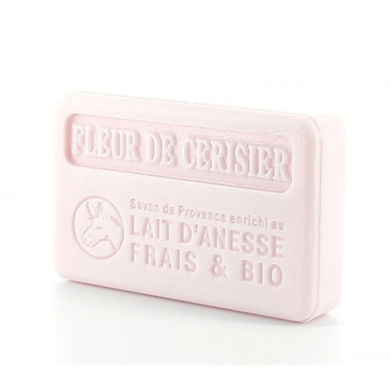 Donkey Milk Soap Cherry Blossom 100g - FouFour - Savon de Marseille - Soap Bar - Eco Natural Products