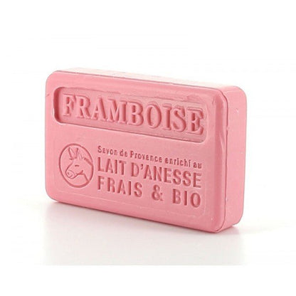 Donkey Milk Soap Raspberry 100g - FouFour - Savon de Marseille - Bar Soap - Eco Natural Products