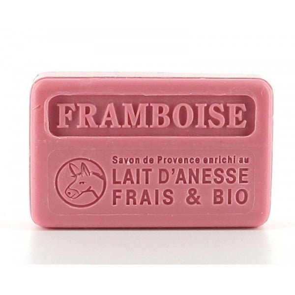 Donkey Milk Soap Raspberry 100g - Eco Natural Products - FouFour - Savon de Marseille - Bar Soap