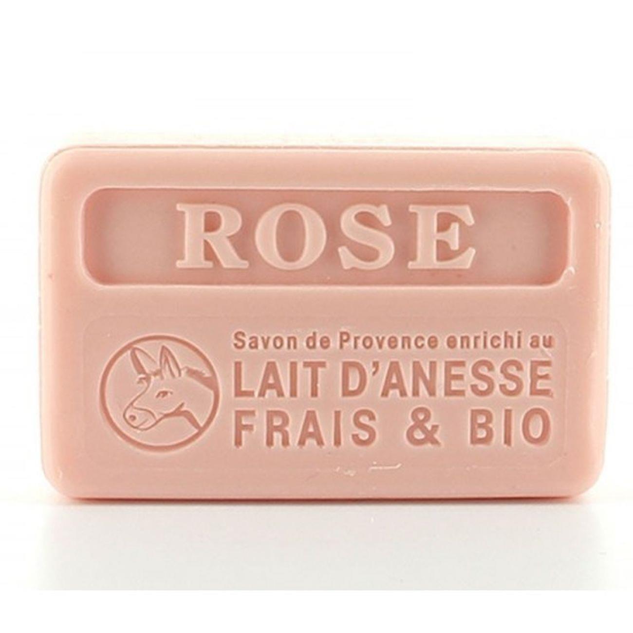 Donkey Milk Soap Rose 100g - Eco Natural Products - FouFour - Savon de Marseille - Bar Soap