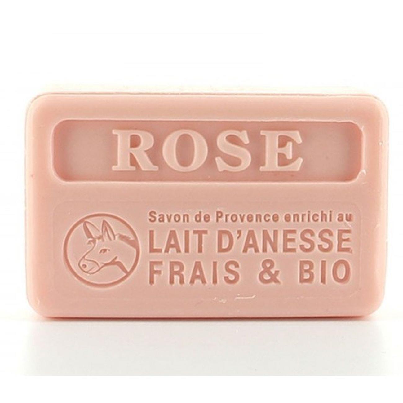 Donkey Milk Soap Rose 100g - FouFour - Savon de Marseille - Bar Soap - Eco Natural Products