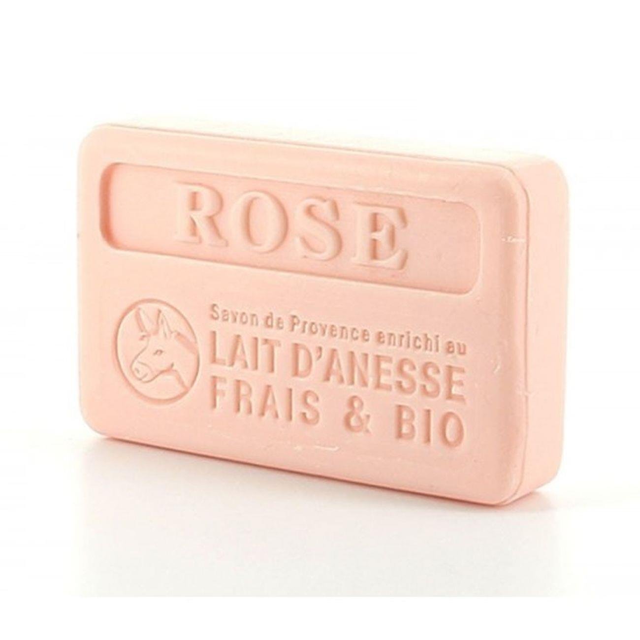 Donkey Milk Soap Rose 100g - Eco Natural Products - FouFour - Savon de Marseille - Bar Soap