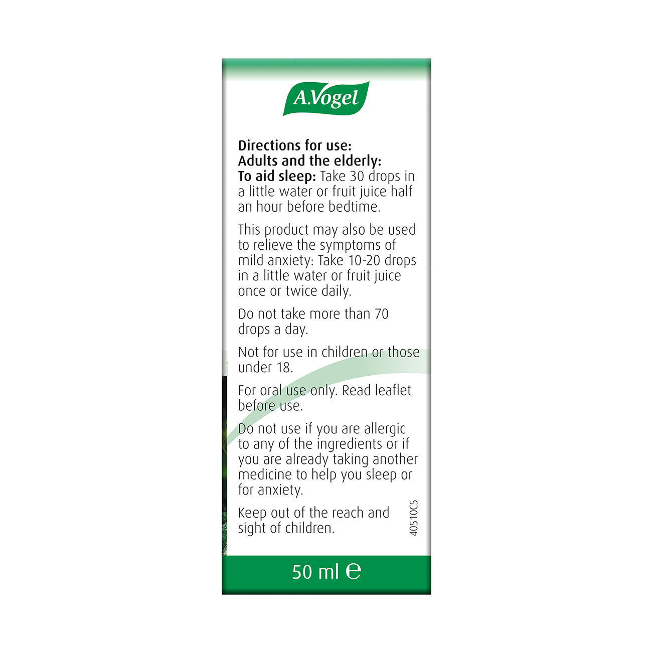 Dormeasan Valerian - Hops Oral Drops 50ml - A. Vogel - Herbal Supplements - Eco Natural Products