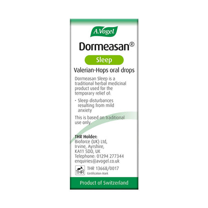 Dormeasan Valerian - Hops Oral Drops 50ml - A. Vogel - Herbal Supplements - Eco Natural Products