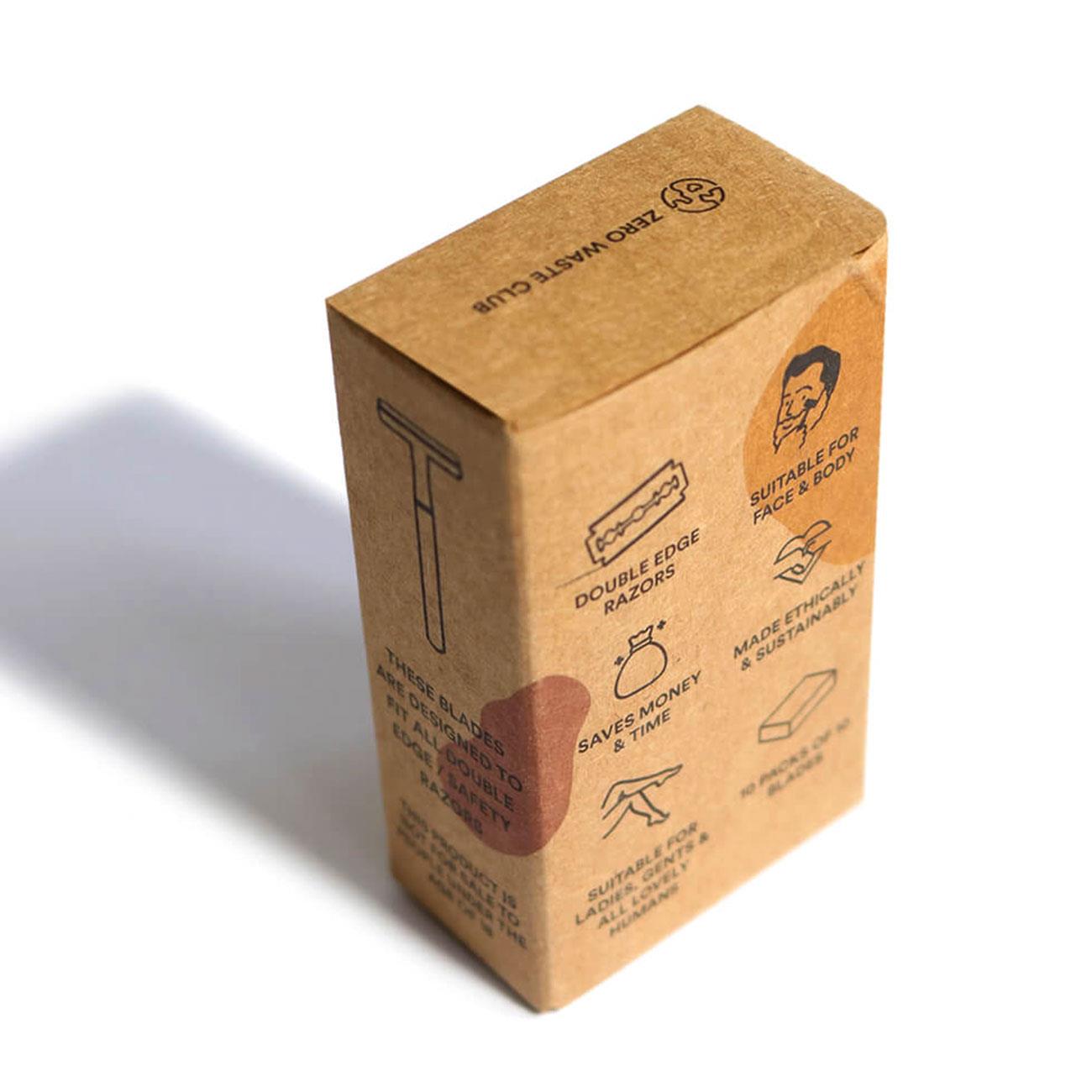 Double Edge Safety Razor Blades Pack of 100 - Zero Waste Club - Razor blades - Eco Natural Products