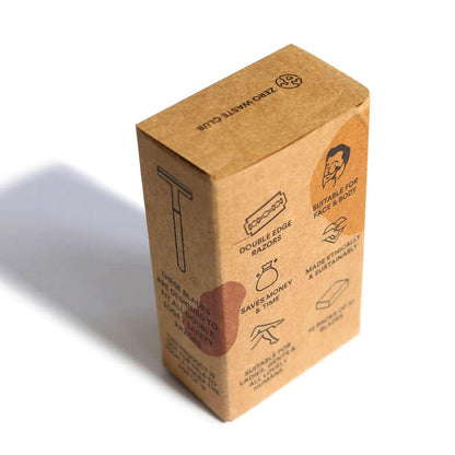 Double Edge Safety Razor Blades Pack of 100 - Zero Waste Club - Razor blades - Eco Natural Products