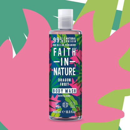 Dragon Fruit Body Wash 400ml - Faith in Nature - Body Wash - Eco Natural Products