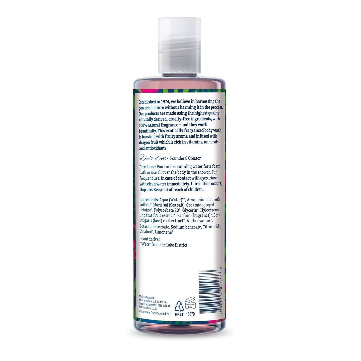 Dragon Fruit Body Wash 400ml - Faith in Nature - Body Wash - Eco Natural Products