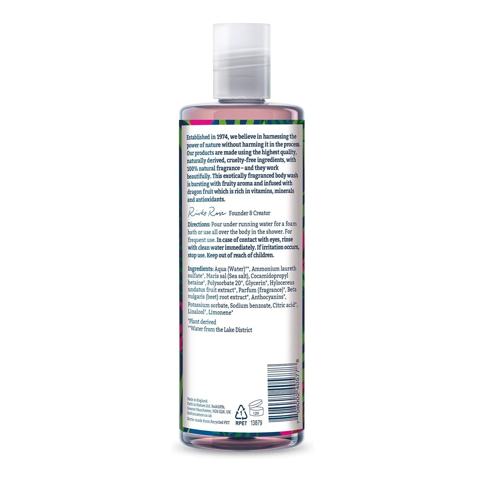 Dragon Fruit Body Wash 400ml - Faith in Nature - Body Wash - Eco Natural Products