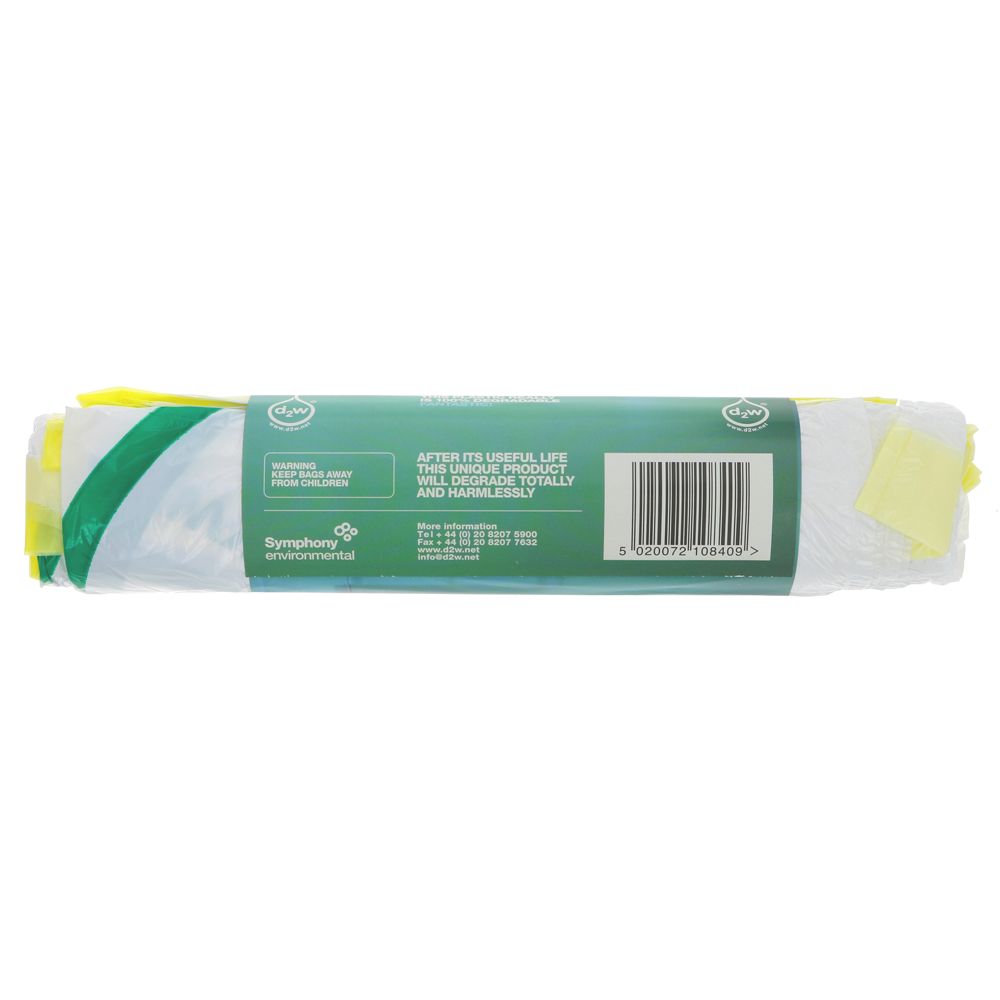 Drawtape Pedal Bin Liner 30 Bags - D2w - Bag (Plastic) - Eco Natural Products