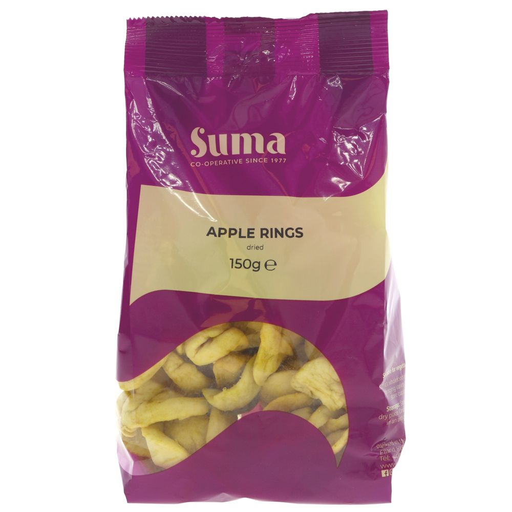 Dried Apple Rings 150g - Eco Natural Products - Suma - Dried Vegetables