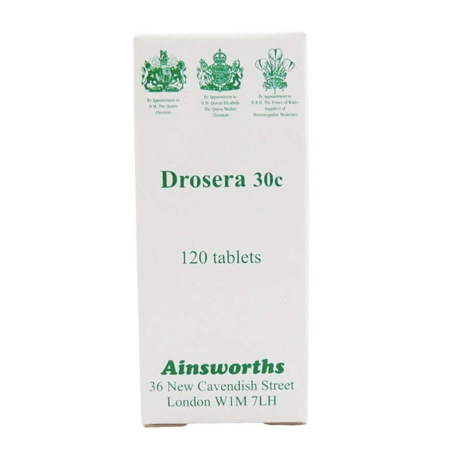 Drosera 30c 120 Tablets - Ainsworths - Natural remedies - Eco Natural Products