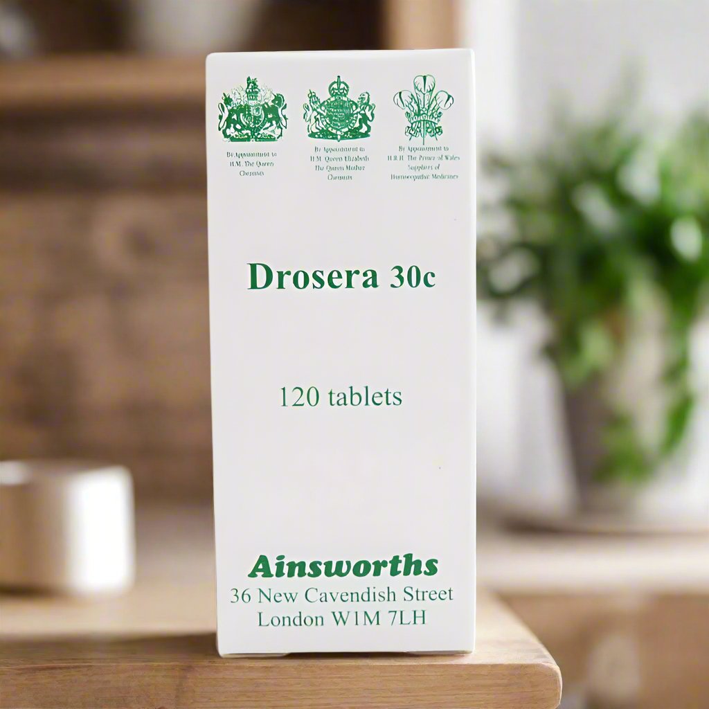Drosera 30c 120 Tablets - Ainsworths - Natural remedies - Eco Natural Products
