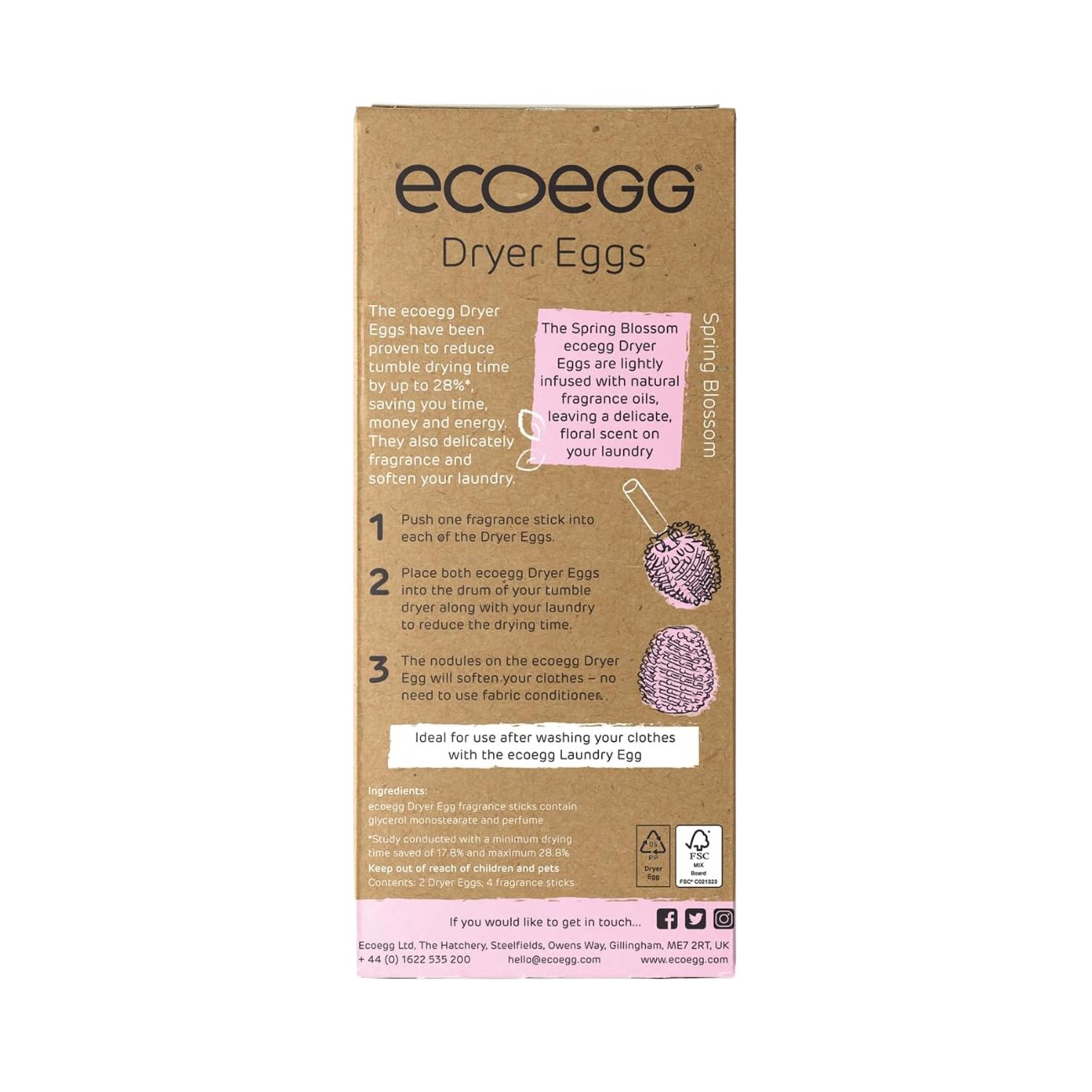 Dryer Egg Spring Blossom - Eco Natural Products - EcoEgg - Laundry Egg