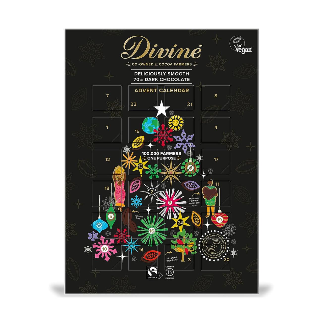 Fairtrade Dark Chocolate Advent Calendar 85g