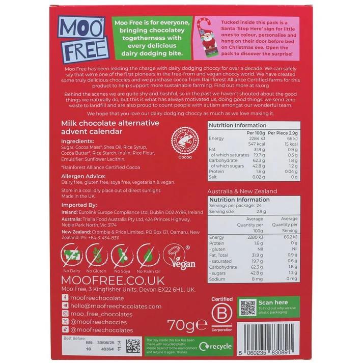 Milk Chocolate Alternative Kids Advent Calendar 70g