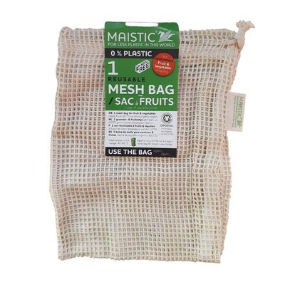 Cotton Fruit and Veggie Reusable Bag 1pc