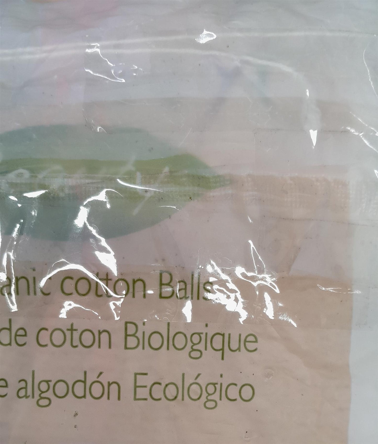 100% Biodegradable Cotton Balls 100pcs Packaging has been opened and resealed. See Photos.