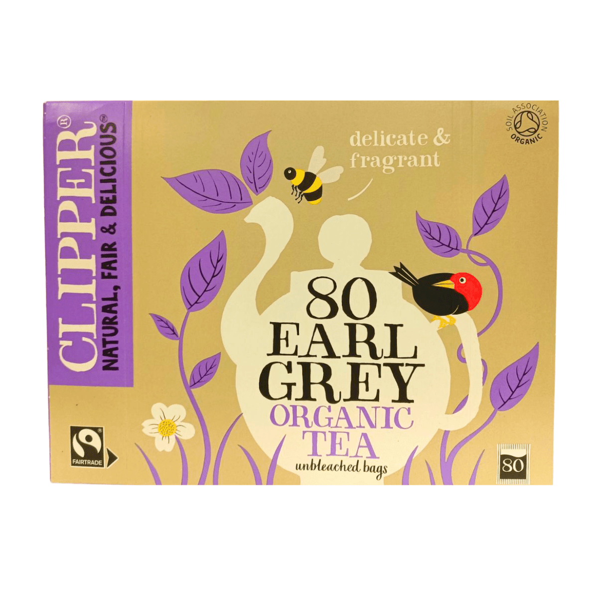 Earl Grey Black Tea 80 Bags - Clipper - Black Tea - Clipper