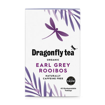 Earl Grey Rooibos Tea 40 Bags - Dragonfly Tea - Teas - Dragonfly Tea