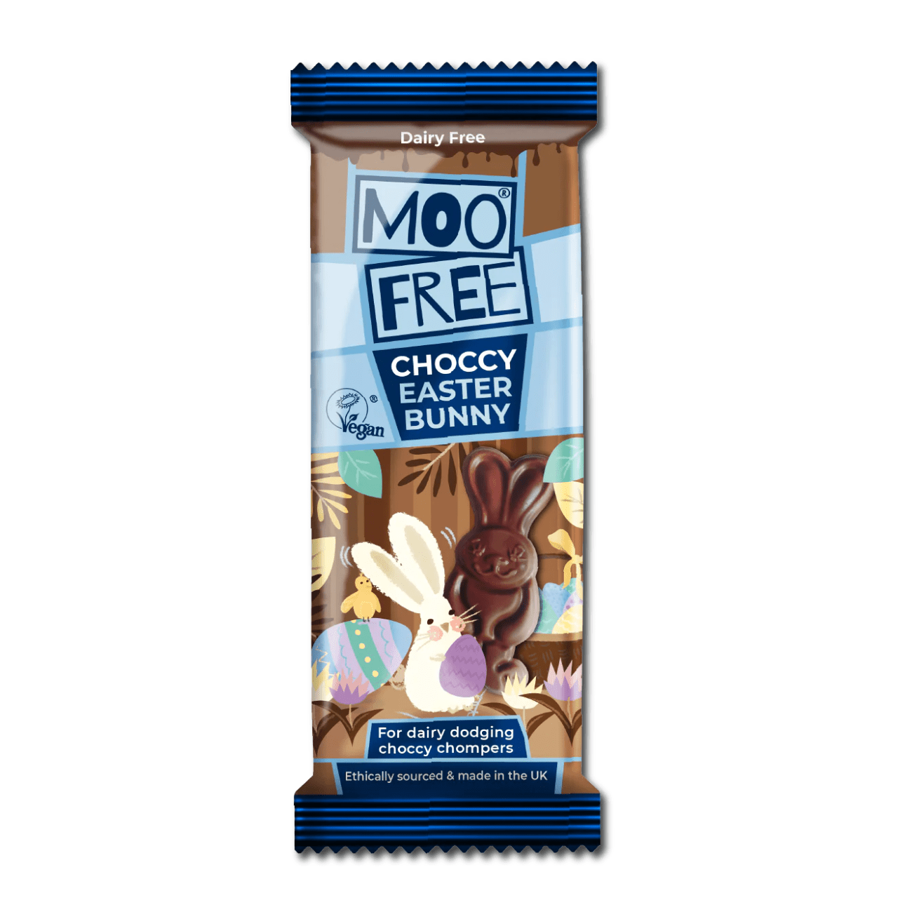 Easter Bunny Milk Chocolate Bar 32g - Moo Free - Chocolates - Eco Natural Products