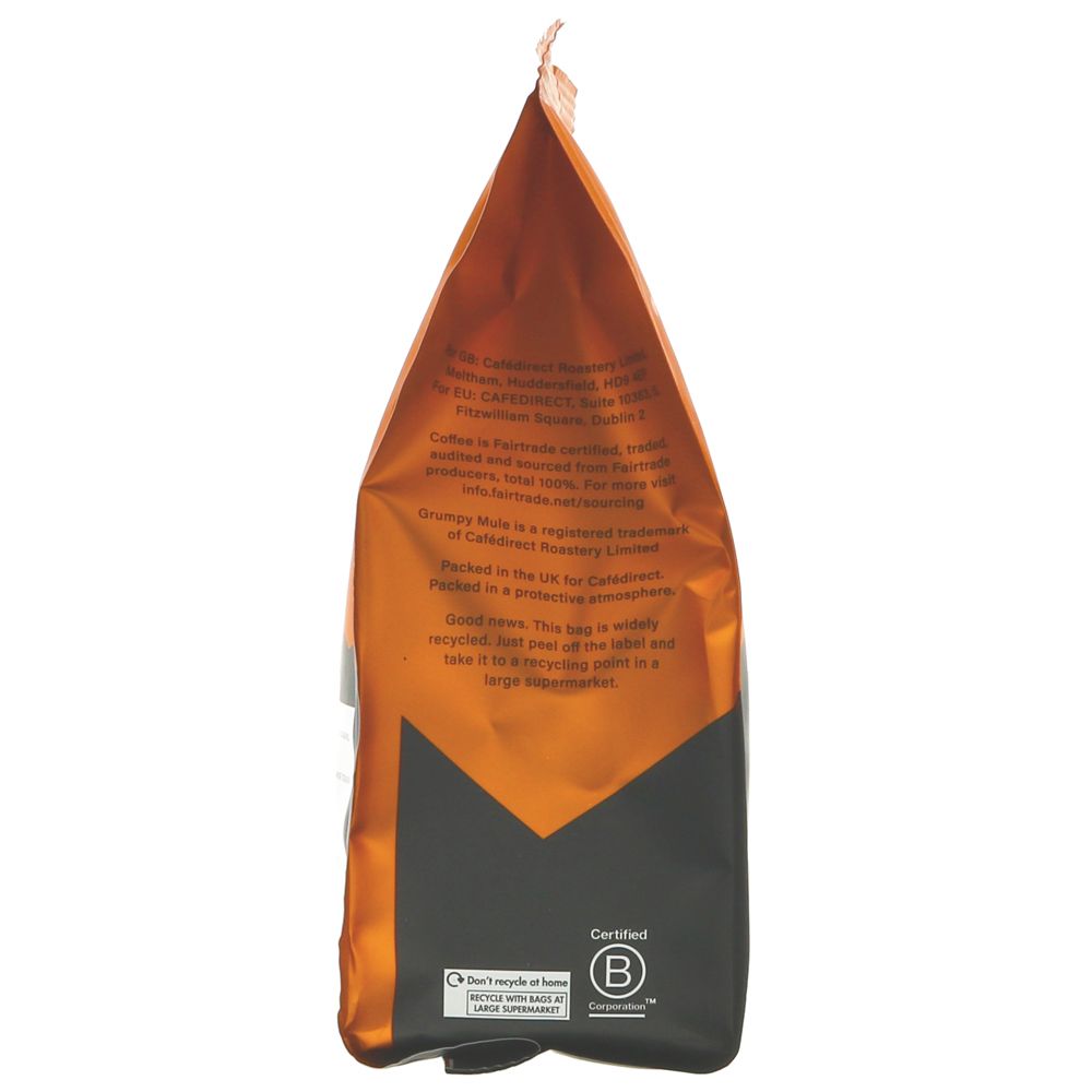 Easy Does It Decaf Whole Bean 200g - Grumpy Mule Coffee - Coffee Beans & Ground Coffee - Eco Natural Products