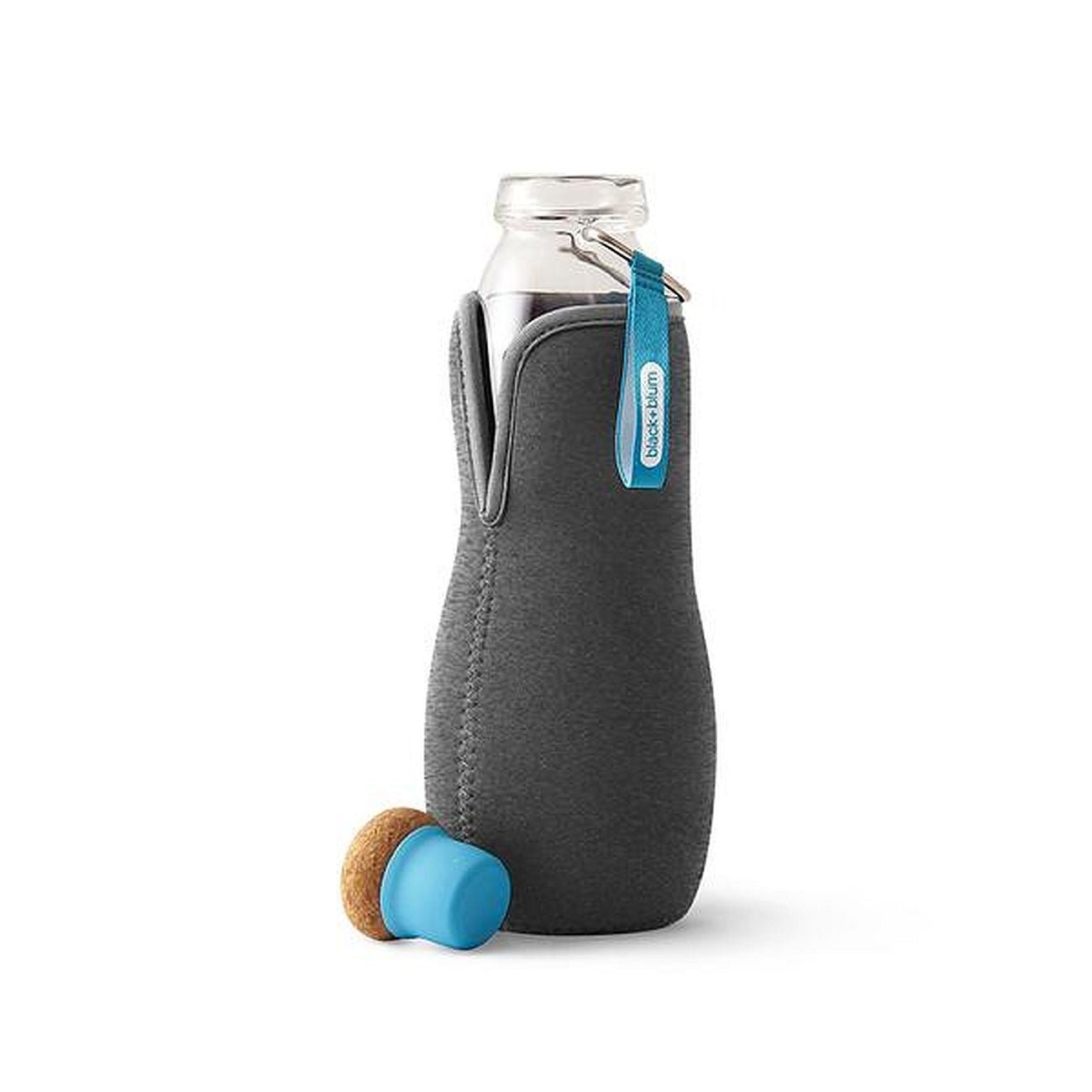 Eau Good Glass Water Bottle Blue 650ml - Eco Natural Products - Black+Blum - Water Bottle