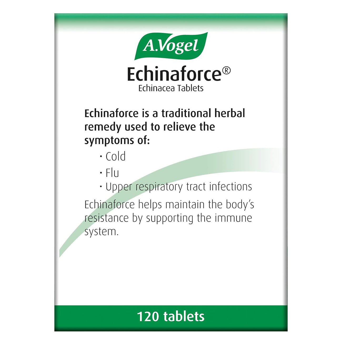 Echinaforce 120 Tabs - A. Vogel - Herbal Supplements - Eco Natural Products