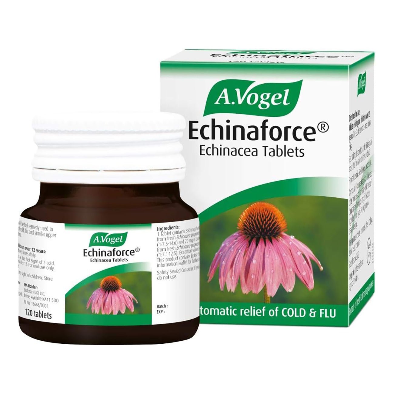 Echinaforce 120 Tabs - A. Vogel - Herbal Supplements - Eco Natural Products