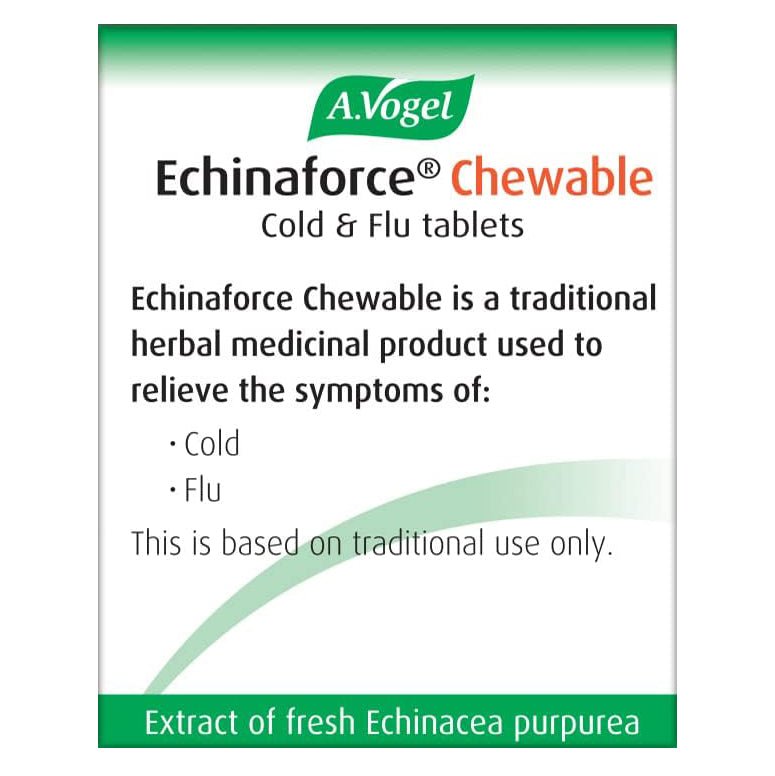 Echinaforce Chewable 40 Tabs - Eco Natural Products - A. Vogel - Herbal Supplements