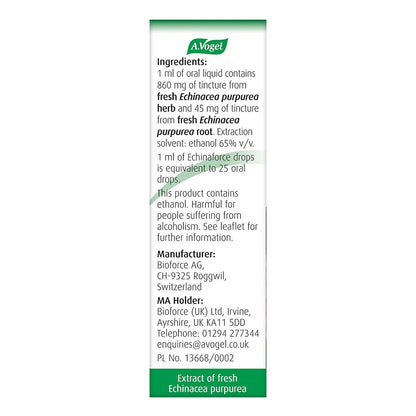 Echinaforce Echinacea Drops 15ml - A. Vogel - Herbal Supplements - Eco Natural Products