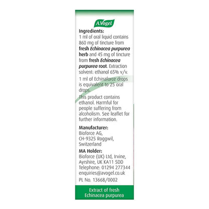 Echinaforce Echinacea Drops 15ml EXP 12.2025 - A. Vogel - Herbal Supplements - A. Vogel