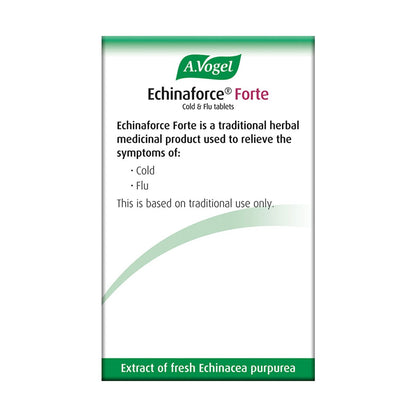 Echinaforce Forte Cold & Flu Tablets Echinacea 40's - A. Vogel - Herbal Supplement - Eco Natural Products