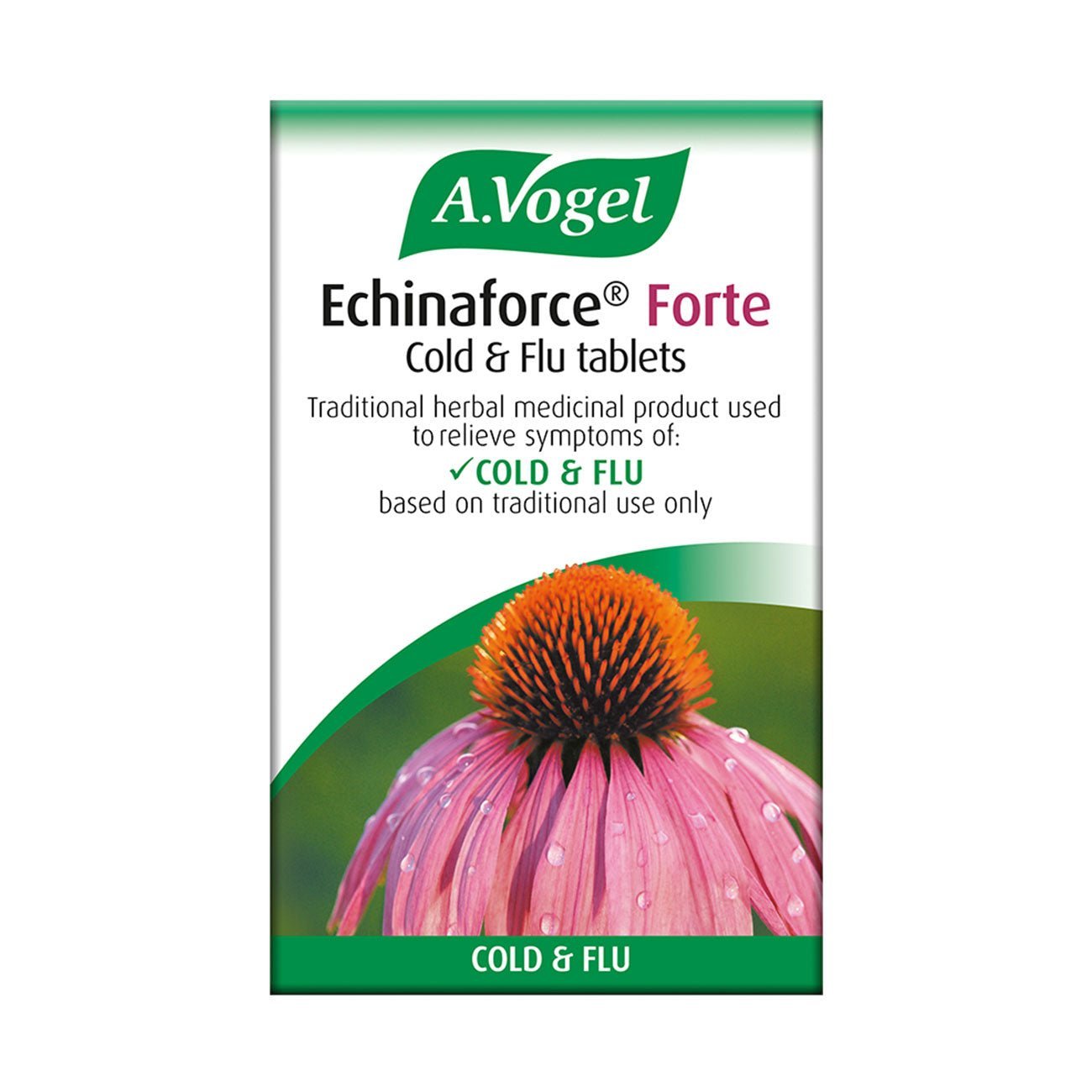 Echinaforce Forte Cold & Flu Tablets Echinacea 40's - A. Vogel - Herbal Supplement - Eco Natural Products