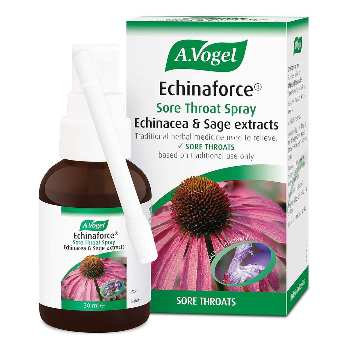 Echinaforce Sore Throat Spray 30ml - A. Vogel - Herbal Supplement - Eco Natural Products